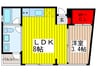 ANNIR Residence East-Ohmiya 1LDKの間取り