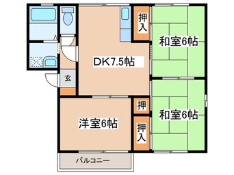 間取図 メゾン片山Ｂ