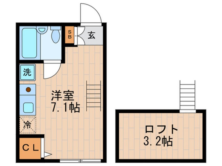 間取図 APEX仲六郷