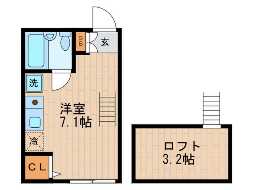 間取図 APEX仲六郷