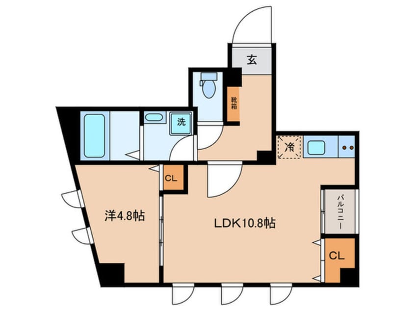 間取図 ピークサイドレジデンス早稲田