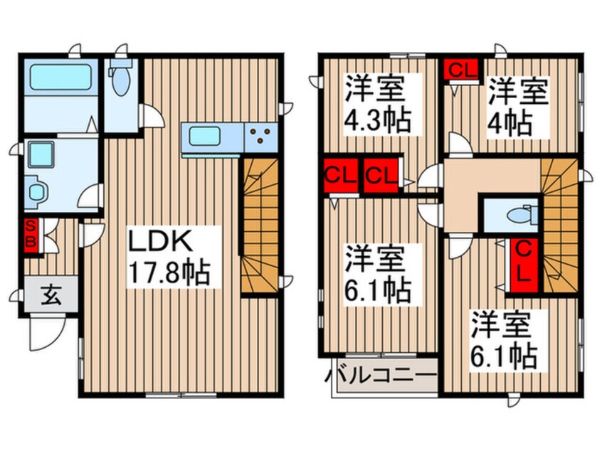 間取図 Ｋｏｌｅｔ吉野原