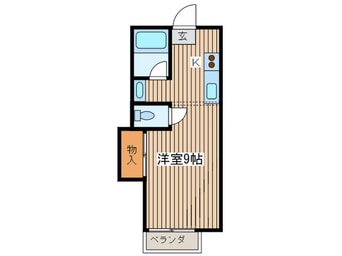 間取図 ホワイトハウス沼目　Ｂ