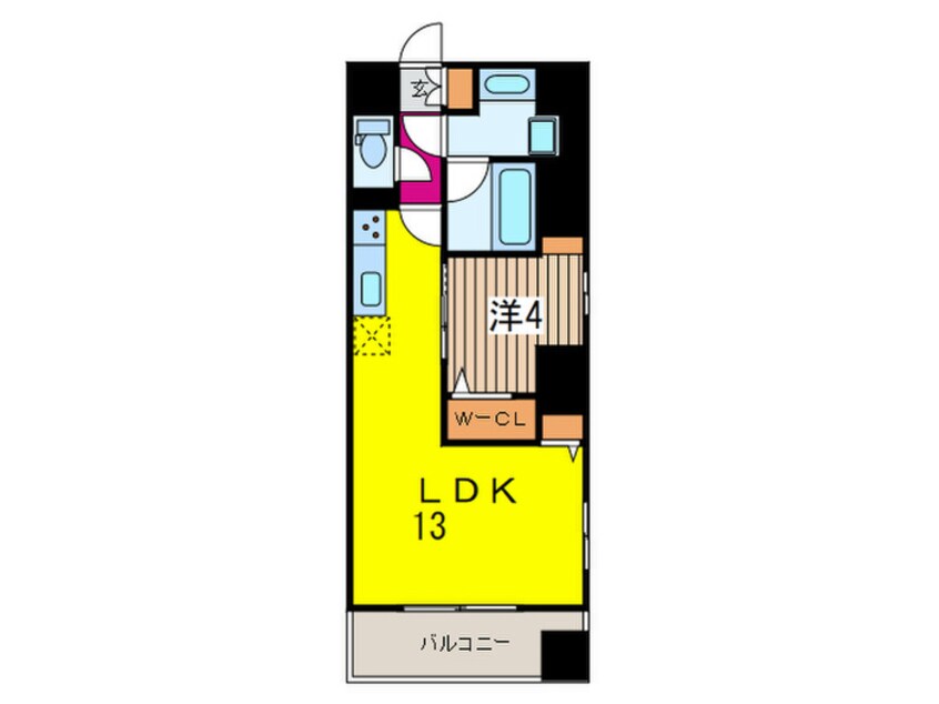 間取図 クレール日本橋