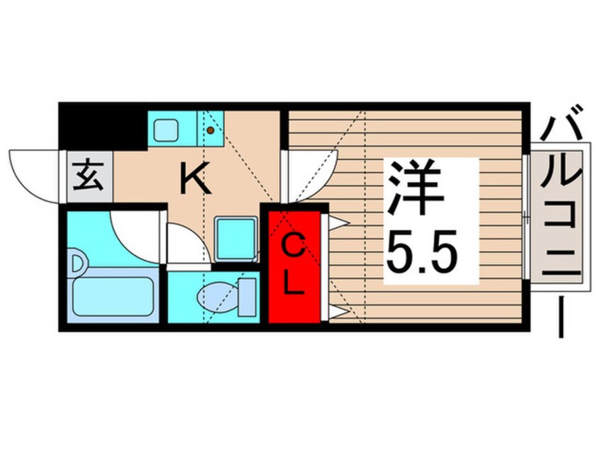 間取図 パ-クフロント谷中B棟