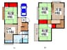 粕壁東貸家 4DKの間取り