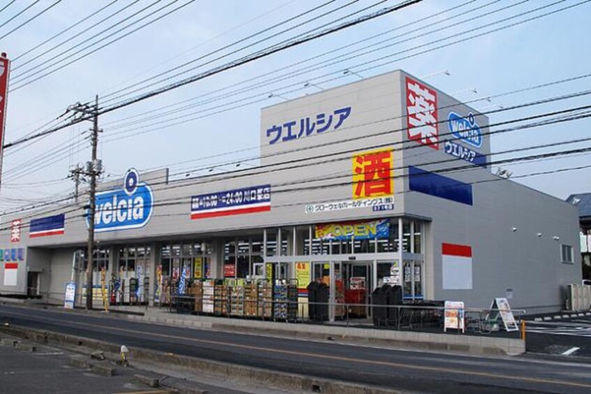 ウエルシア川口峯店(ドラッグストア)まで340m メゾンキュービック