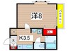 サンライズまつもと 1Kの間取り