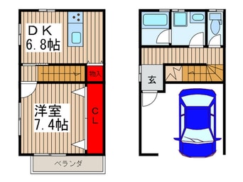 間取図 ツインメゾン