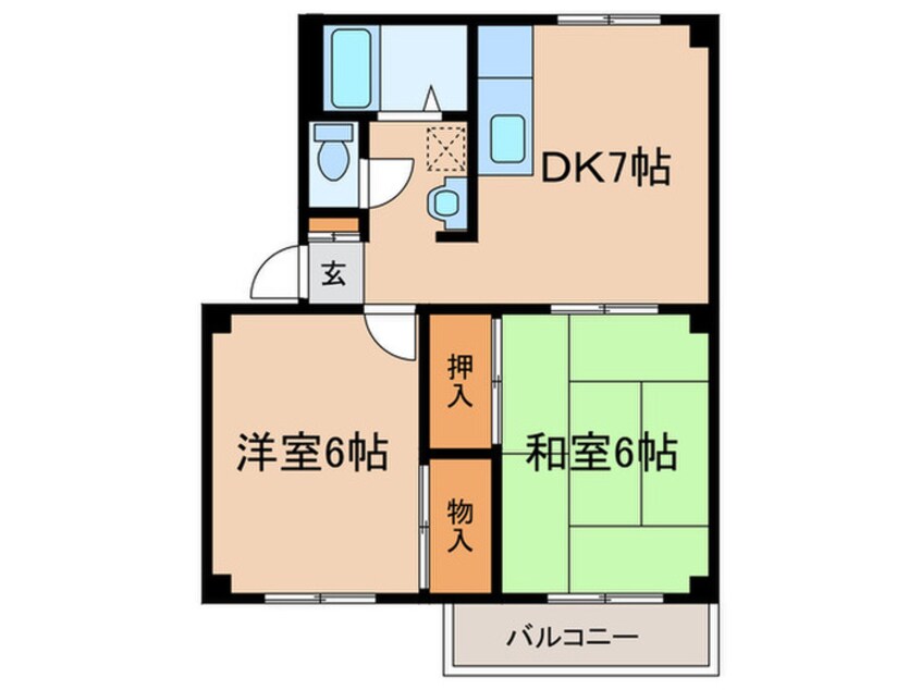 間取図 ニッコー狛江マンション