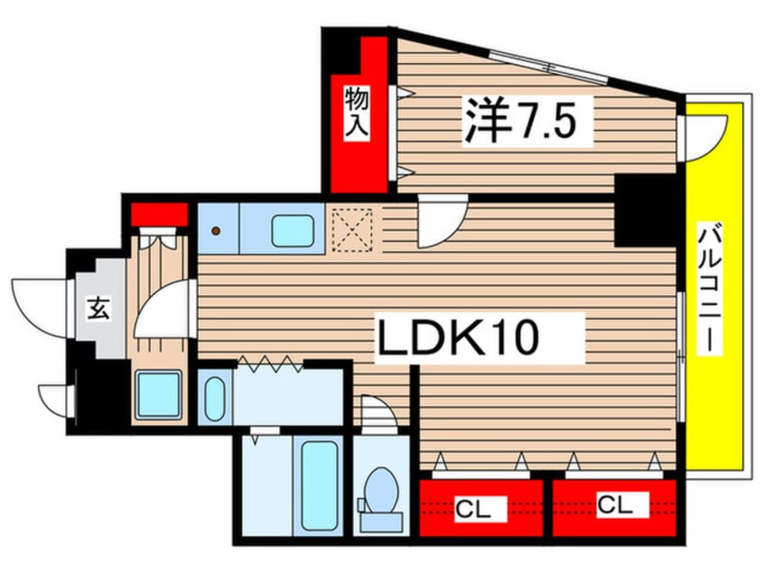 間取図 丸昌西マンション