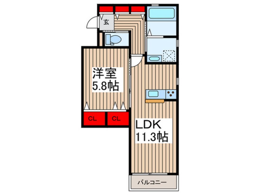 間取図 メゾンムラカミ