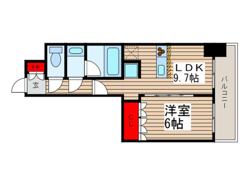 間取図 エスティメゾン錦糸町Ⅱ