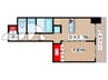 エスティメゾン錦糸町Ⅱ 1DKの間取り