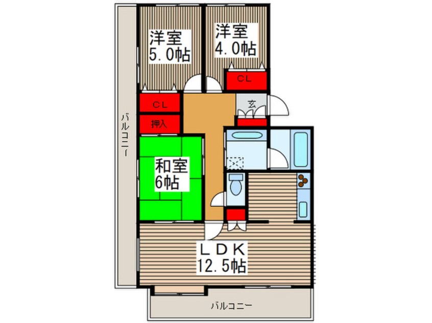 間取図 カーサグラン西川口