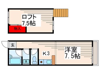 間取図 月光荘