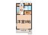 ハイツサンライズ 1Kの間取り