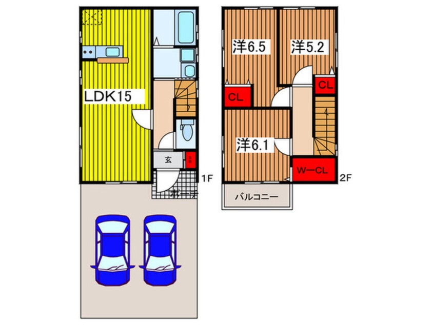 間取図 リアン・フェリシアD