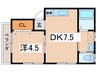 シ－サイドツ－ 1DKの間取り