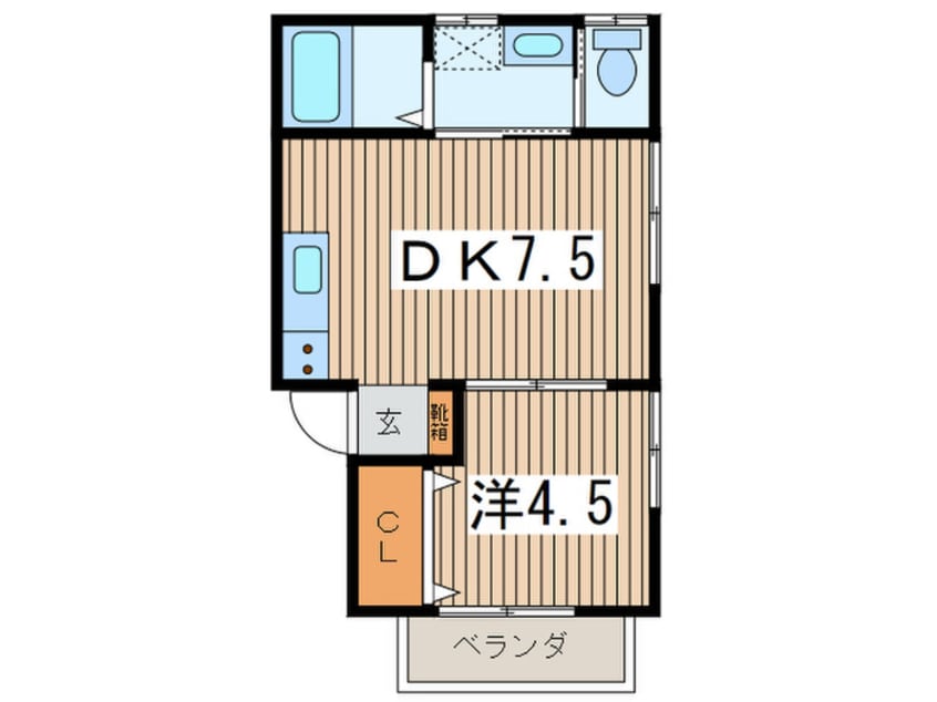 間取図 シ－サイドツ－