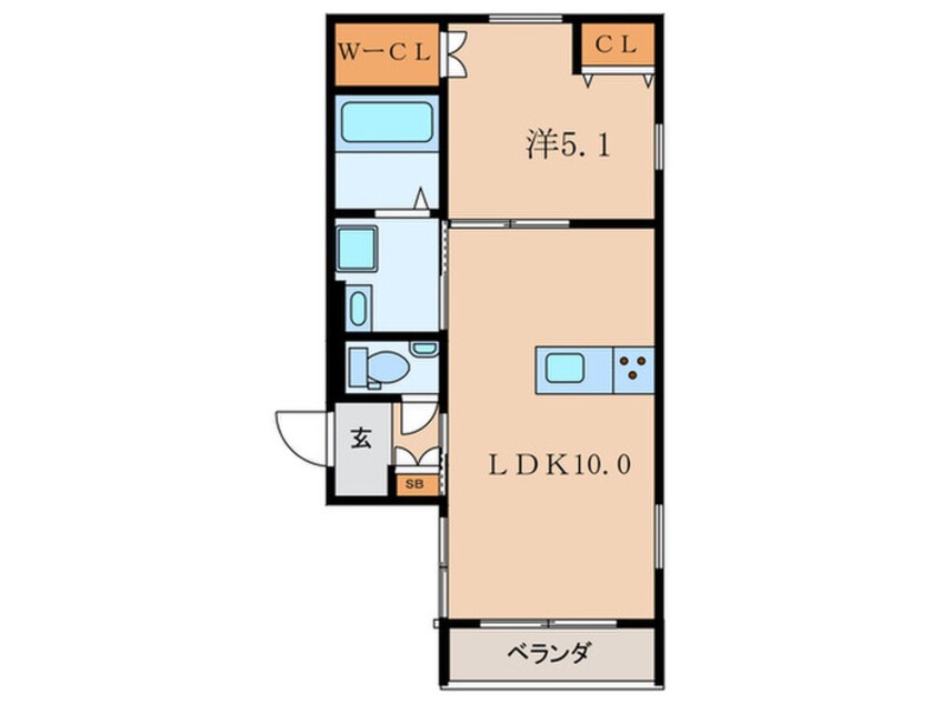 間取図 パセオプレジール