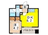 レジディア池袋ウエスト 1DKの間取り