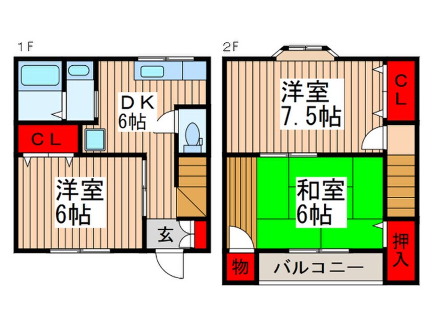 間取図 サンテラス小林