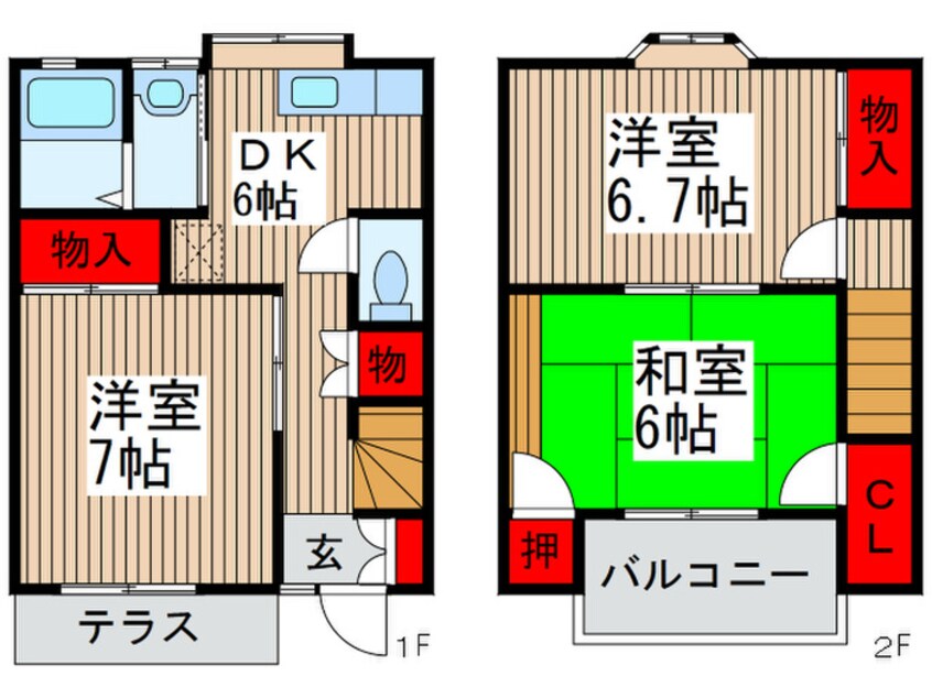 間取図 サンテラス小林