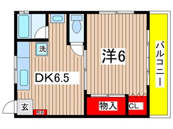 間取図 指月ハイム２