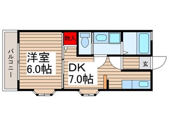 間取図 コーポけやき