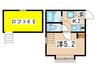 リ－ヴェルポ－ト横浜三ッ沢Ⅲ 1Kの間取り