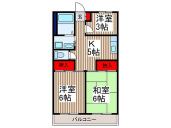 間取図 サンハイツ中村