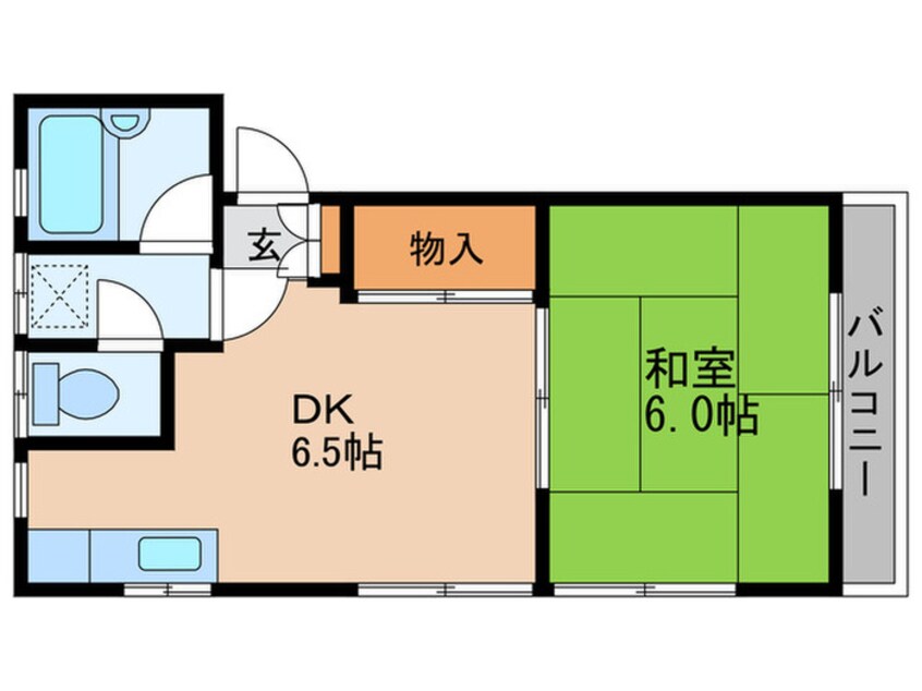 間取図 メゾン岩田