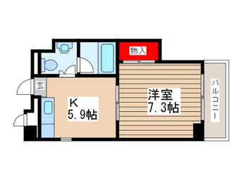 間取図 アルバーノ立川