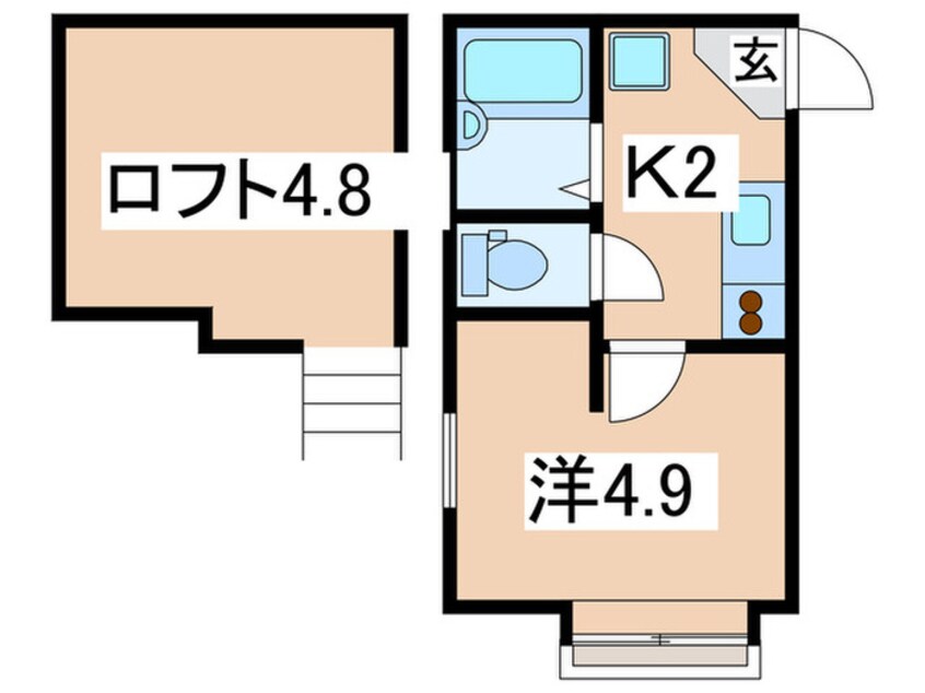 間取図 リ－ヴェルポ－ト横浜三ッ沢Ⅴ