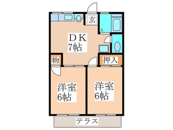 間取図 シティハイム西台Ａ