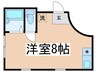 清和館 1Rの間取り