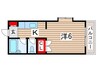 メゾンキタバラ第1 1Kの間取り
