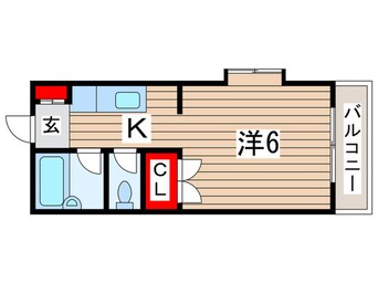 間取図 メゾンキタバラ第1