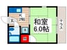 メゾンブランシェ 1Kの間取り