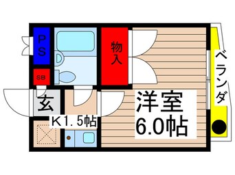 間取図 中台マンション