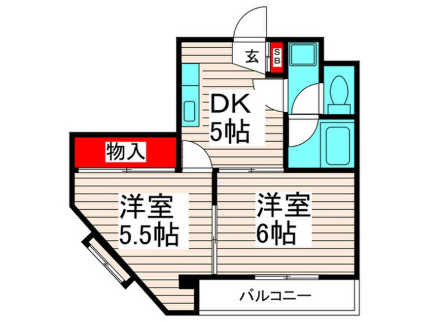 間取図 飯塚商店ビル