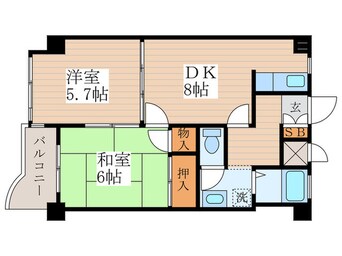 間取図 グリーンシティ上水