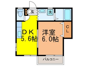 間取図 ルミエール関Ⅱ