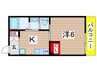 Like星久喜A棟 1Kの間取り