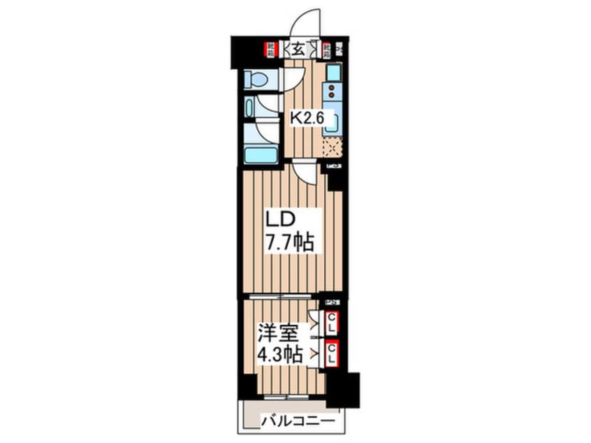 間取図 フロンティアレジデンス錦糸公園