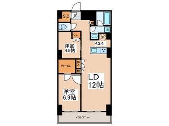 間取図 フロンティアレジデンス錦糸公園