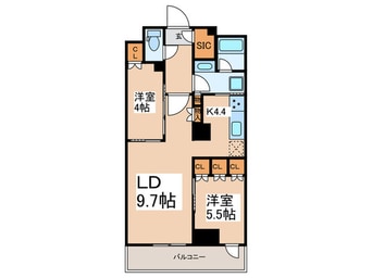 間取図 フロンティアレジデンス錦糸公園
