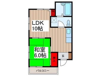 間取図 シャイニ－ハウス