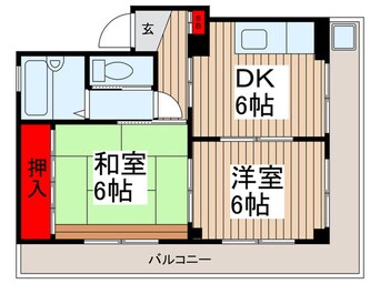 間取図 若松ビル